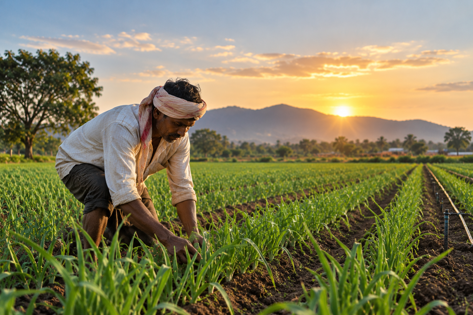 Real farming in the field